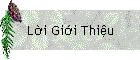 Lời Giới Thiệu